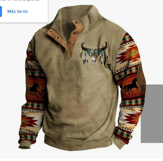 Xiyin Herren Halbreißverschluss Waffelstrick Sweatshirt - Herbst/Winter Stil