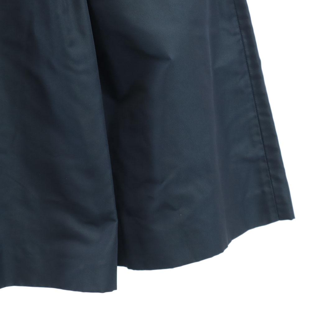 MIUMIU Hergestellt in Italien Ärmelloses Minikleid 40 Marineblau Französische Ärmel Damen Gebraucht