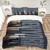 3Pcs New York City Skyline Bedding Set Quilt Cover Pillowcase Home Christmas Xmas Halloween Gift 1 Duvet Cover 2 Pillowcase M928873