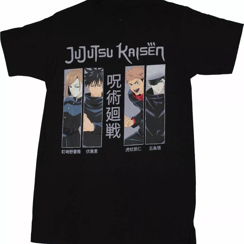 American Retro Jiu Jitsu Kaisen New Adult T-shirt Men's T-shirt Summer New Retro Fashion Men's and Women's Streetwear