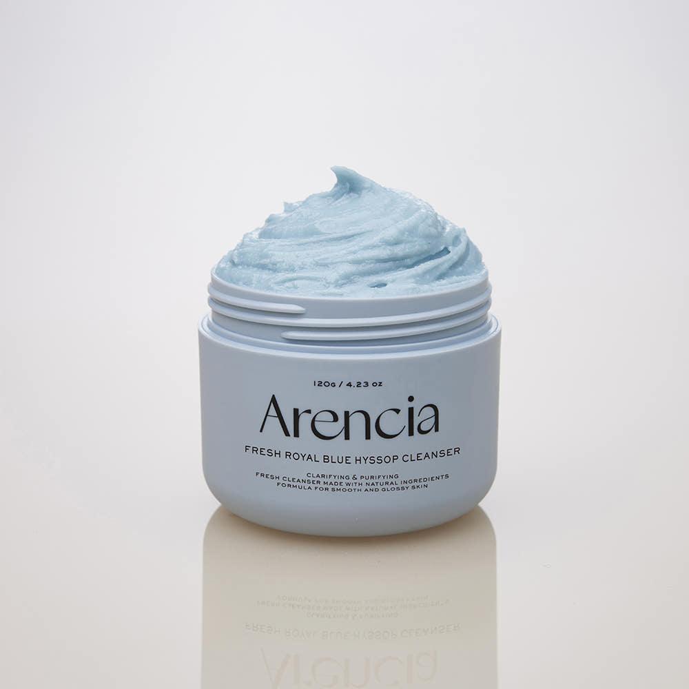 Arencia Royal Blue Hyssop Fresh Mochi Soap Cleanser 120ml 1EA