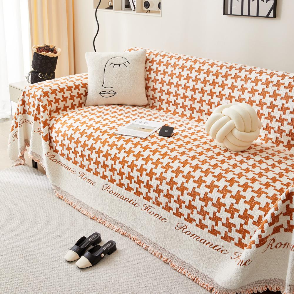 

Полубархатное плюшевое полотенце для дивана, универсальное универсальное полное покрытие для дивана, тканевый зимний утолщенный чехол для дивана 180X130