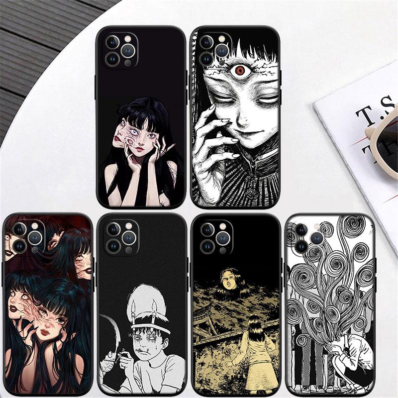Junji Ito Tomie New High-End Cover Phone Case for iPhone 16 15 14 13 Pro Max Plus Mini
