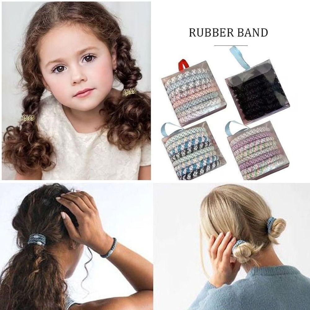 High Elasticity Hair Ties Simple Hair Bands Durability Hair Rope Girls