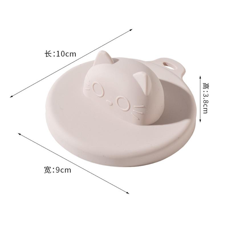 Pet Silicone Can Lid Sealing Cover With Spoon For Cat Dog
