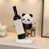 Resin Panda Wine Holders Panda Wine Rack For Stylishly Showcasing Wine Bottles In Kitchens Or Living Space Wine Display