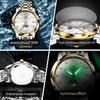 OLEVS Brand Watch Men's Business Quartz Watch Steel Strip 3656