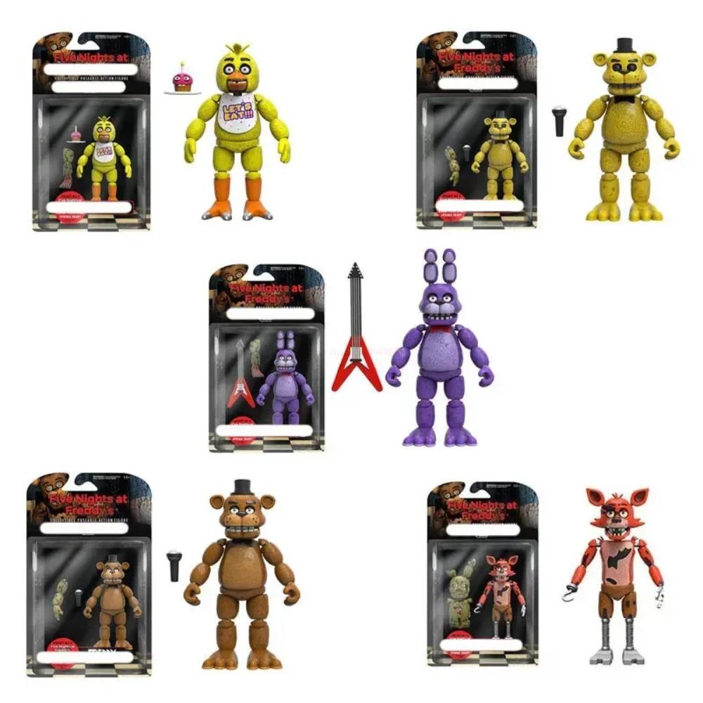 Fnaf Bear Midnight Harem Five Nights Joint Movable Detachable Game Action Figure At Five Nights Security Breach Model Kids Toy