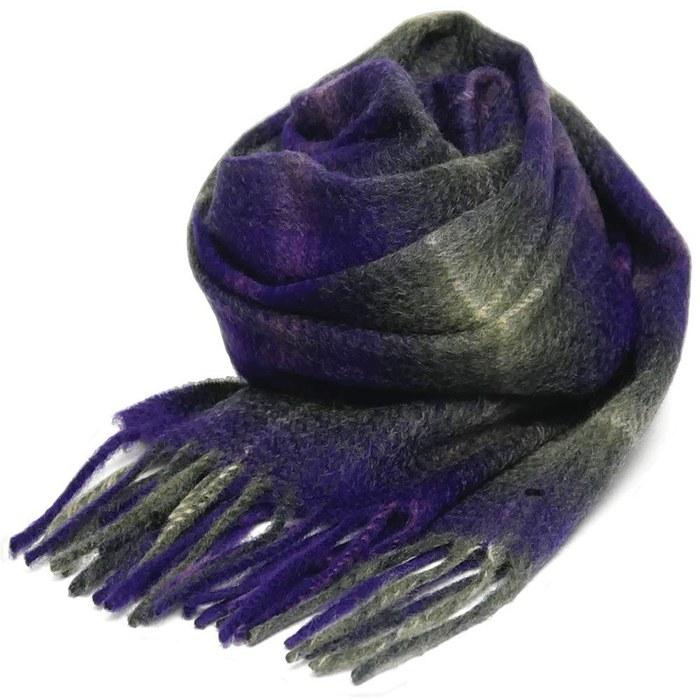 [Lochcarron] Scarf Cashmere 100% Tartan Check (Heather Lochcarron) 170cm x 25cm