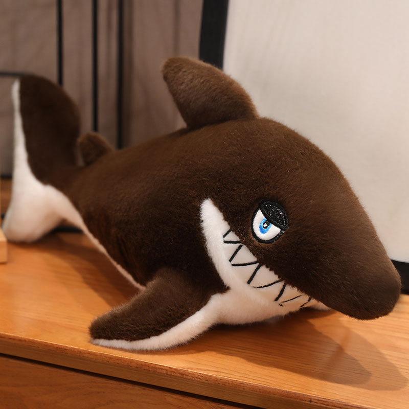 Ferocious Shark Throw Pillow Plush Toy Doll Can Be Blue Baby Shark Doll Children Soothing Doll