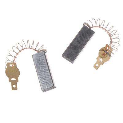2Pcs Spring And Wires Electric Motor Carbon Brushes For Dust Collector Cleaner Power Tool