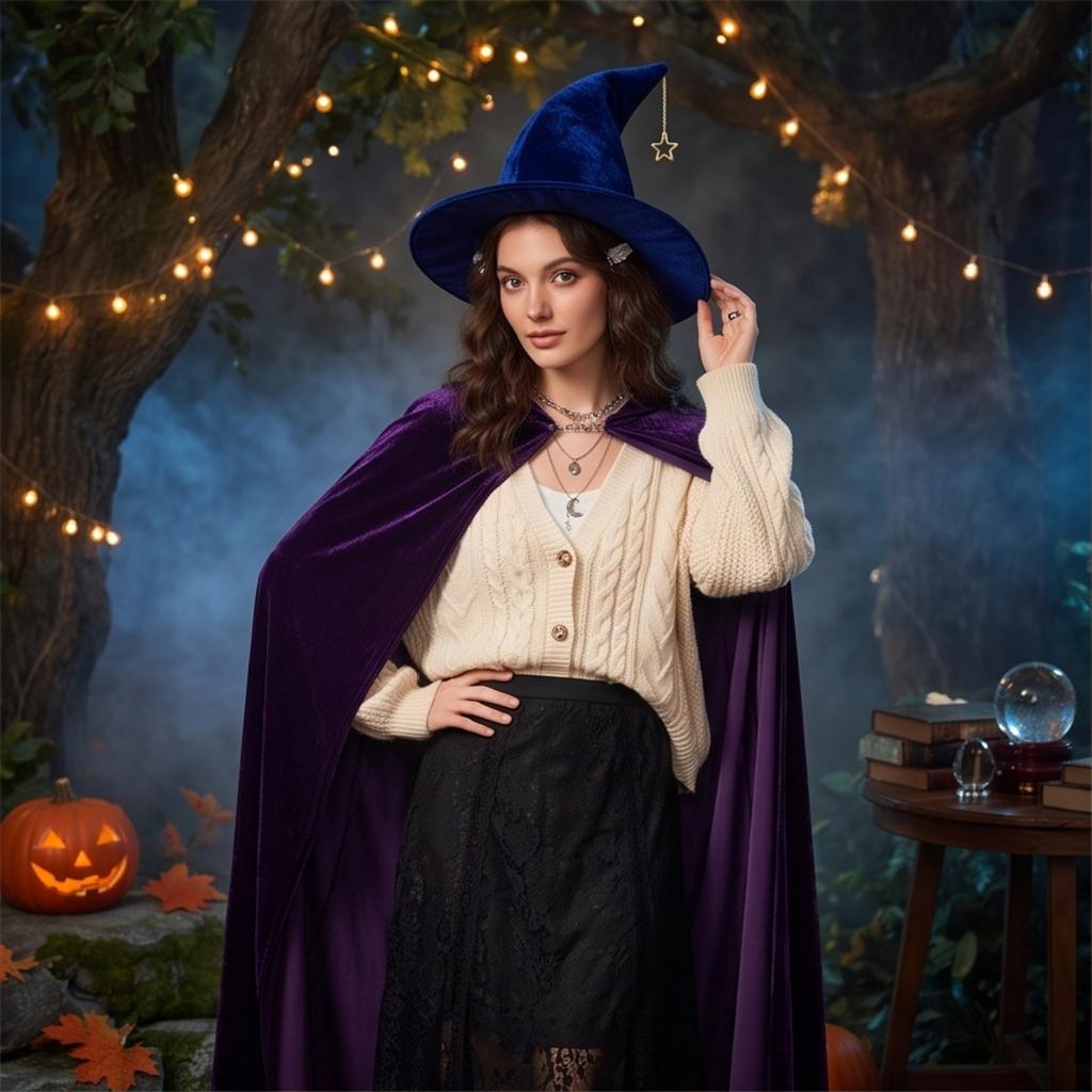Witch Hat Hat Costume Accessory for Halloween Party Costumes