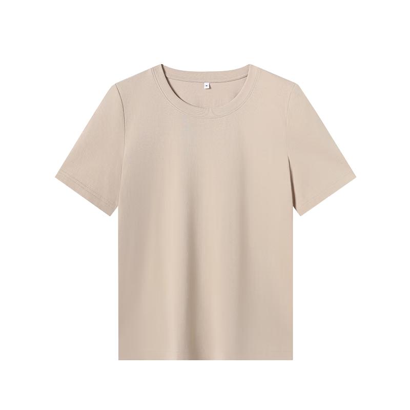 JZ Damen Kurzarm-T-Shirt aus reiner Baumwolle