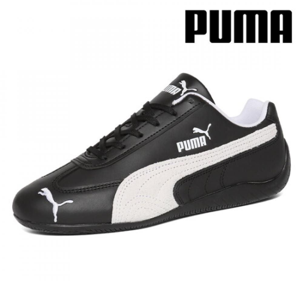 Puma Speedcat Leather Sneakers Black White 403175 02