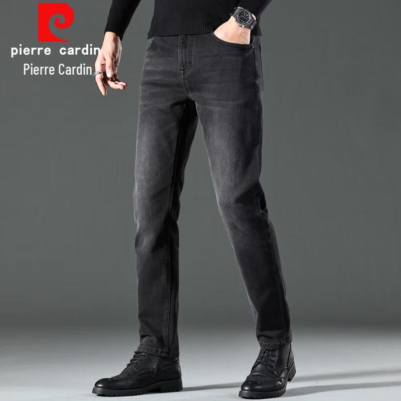 

Мужские осенне-зимние джинсы прямого кроя слим-фит стрейч Pierre Cardin 35