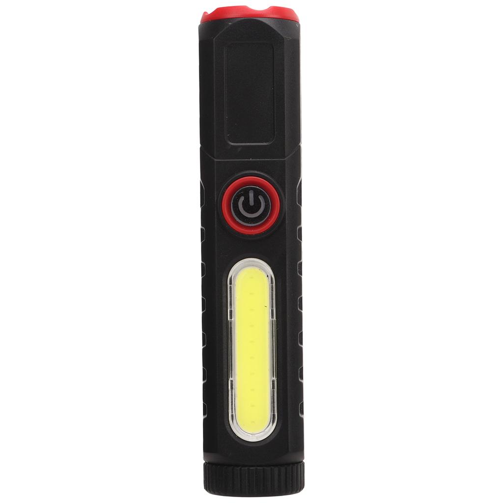 Camping Flashlight 4 Modes   Waterproof Magnetic Tail Hands   COB Light Flashlight with Clip