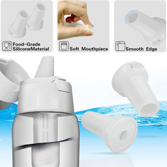 2Pcs Bite Valve Replacement Leakproof Filtered Water Bottle Silicone Bite Valve for Brita