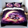 Dreamy Elephant Moonlight Set Exquisite Three-Piece Bedding Set Gift For Kids And Adults