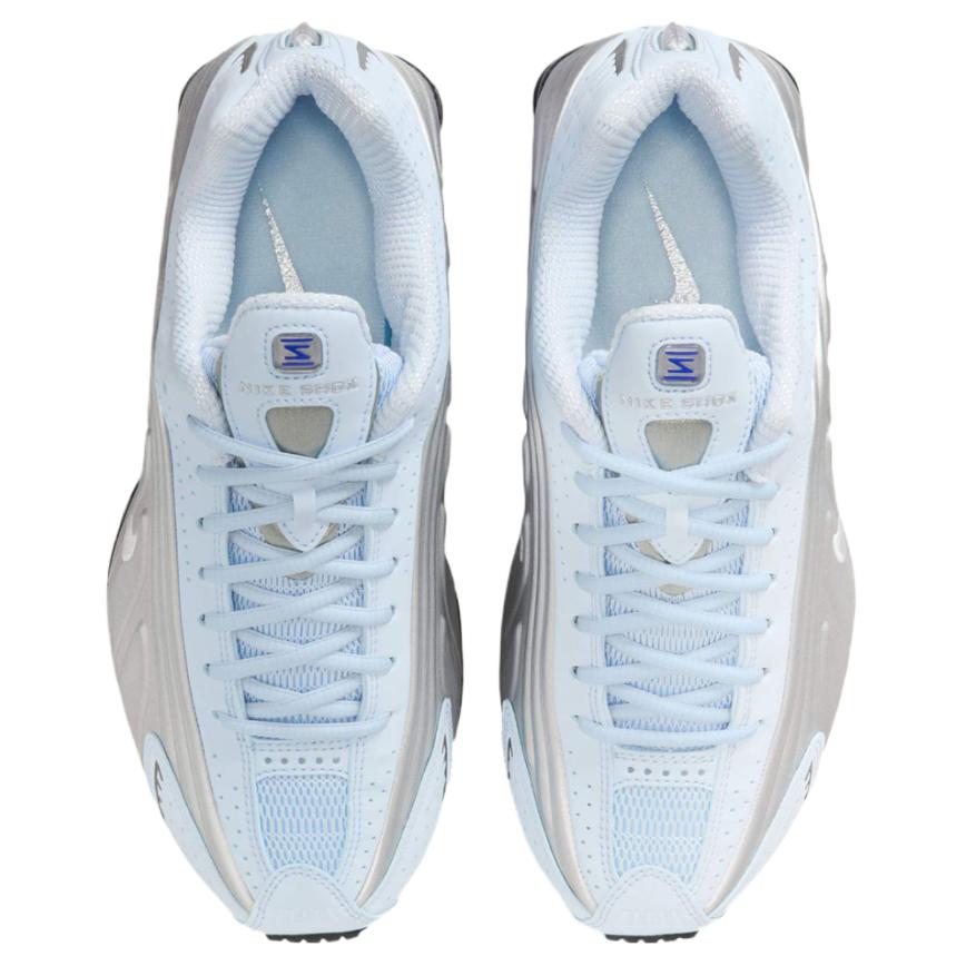 Nike  Shox R4 Blue Tint Women Sneakers Silver Game-Royal Metallic-Silver AR3565-402