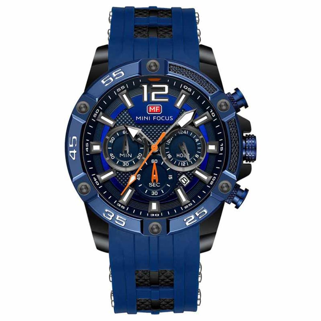 Men's Waterproof Luminous Running Alarm Clock Watch
