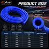 Universal Flexible Black Red Blue Silicone Vacuum Tube ID 3-12mm Flame Retardant High Temp Car Motorcycle Engine Air Hose Hoses Windshield Washer 1