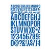 12 Sheets Alphabets Number Sticker for Sign, Scrapbooking, Crafts and Decoration Multicolour Letter Number Sticker