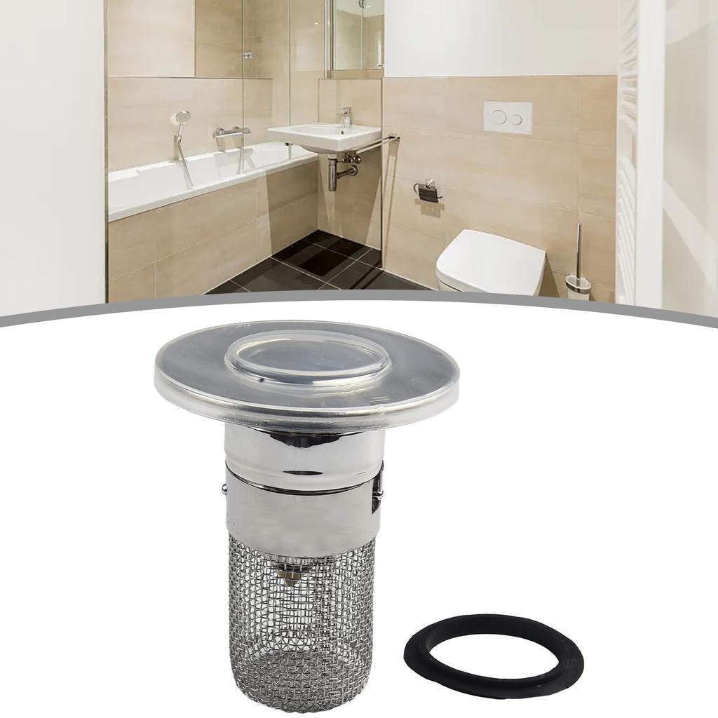 Effizientes Küchenspülen-Abflusssieb und Stöpsel-Filter für Badezimmer Chrom