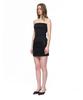TOOMUCHTAX Smoked Tube Top Black
