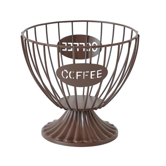 Coffee Capsule Storage Bowl Large Capacity Espresso Pods Organizer Countertop Coffee Capsule Holder for Snacks Candies Coffee Bar