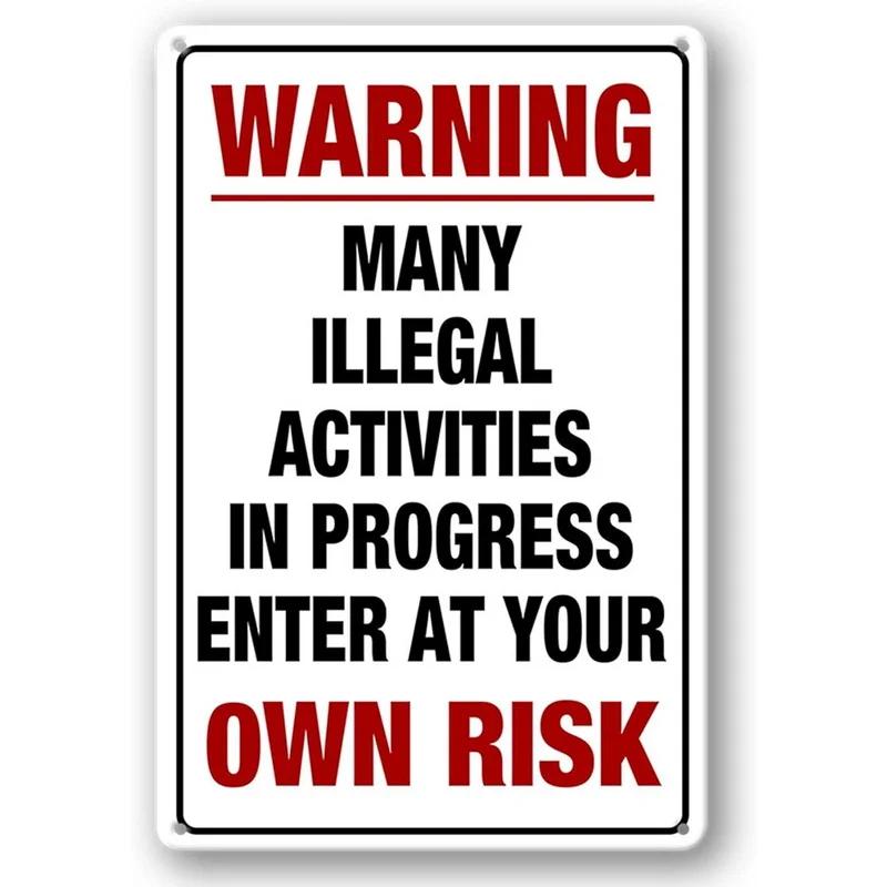 Uwaga na psy Metalowe znaki Plakaty ścienne Tabliczka Znak ostrzegawczy Dekoracja Vintage Malarstwo żelazne do domu Kawiarni Ogrodu Klubu Baru