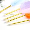 Retro Style Feather Quill Ballpoint Pen Wedding Gift Office School Supplies Kawaii Student Present Gift