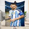 Messi 496 Blanket Ultra-Soft Suitable for Bed Picnics Office Chair All-Season Use Playful Design Gift for Travel Home Birthdays