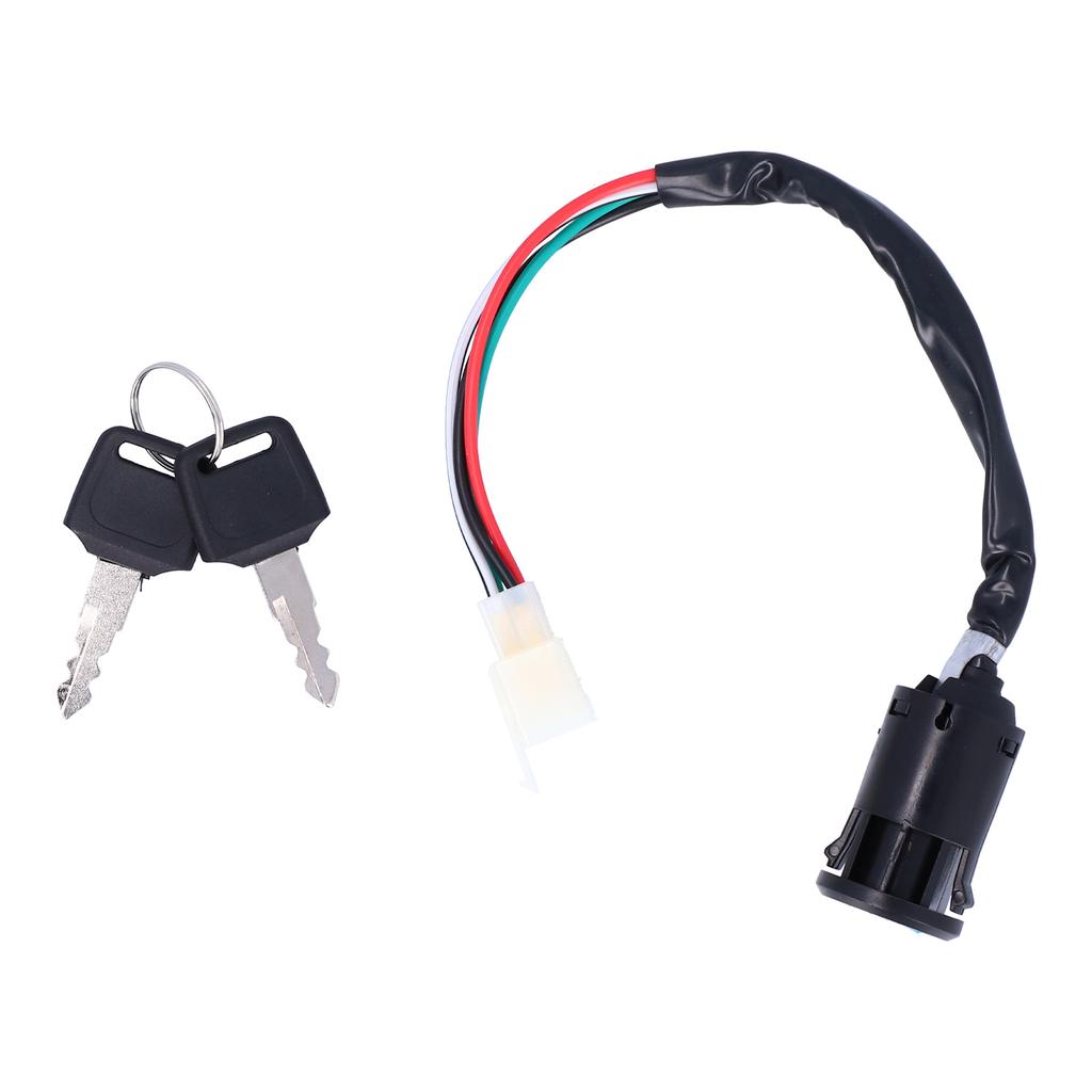 4 Wire Ignition Switch with 2 Keys Fit for 50cc 110cc 125cc 250cc PIT Quad Dirt Bike ATV Electric Scooter