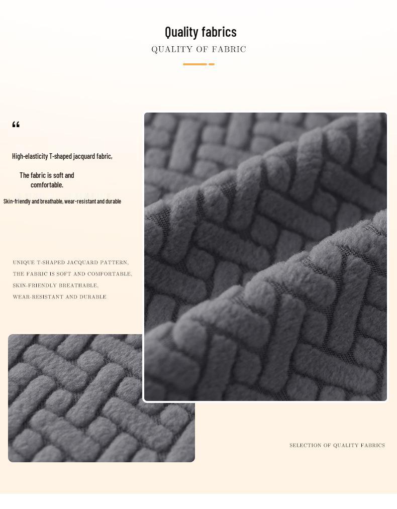 Thickened Non-Slip Sofa Cover for Massage Recliner Chair, Pet & Dirt Resistant.