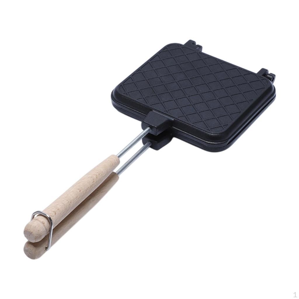 Aparat de Sandwich Detașabil Multifuncțional Mic cu Clemă Plită pentru Tortillas Frittatas