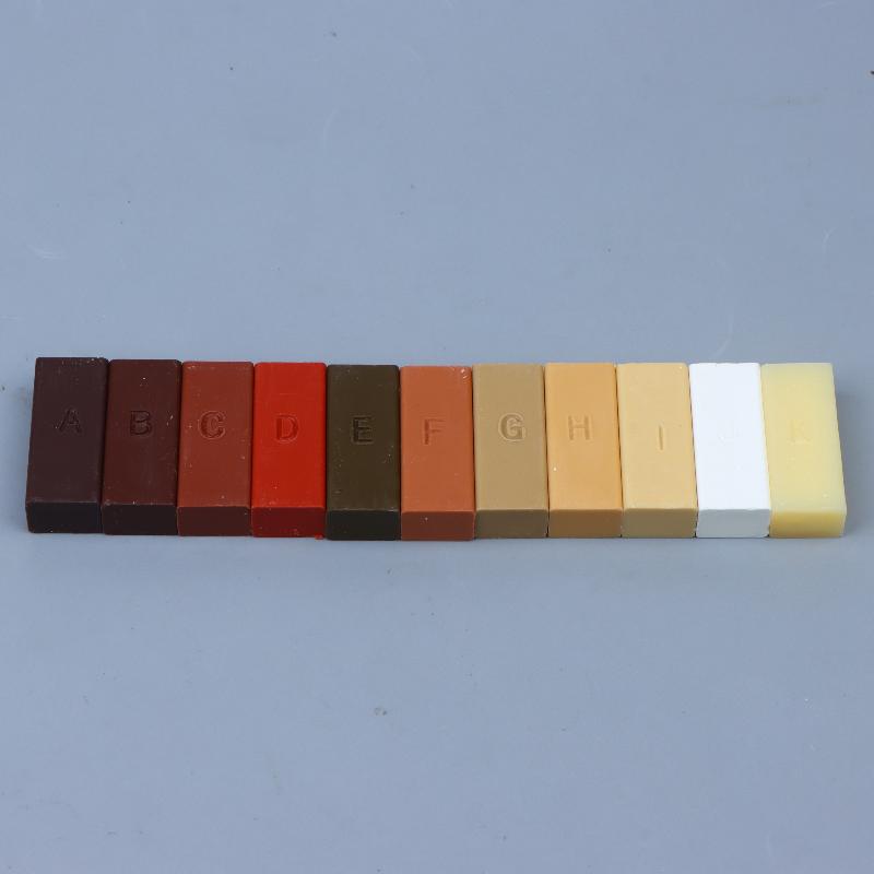 Wood Floor Repair Wax Natural Color No Residue Scratch Stain Crack Repair Blocks for Home Wood Furniture Floor Maintenance one size