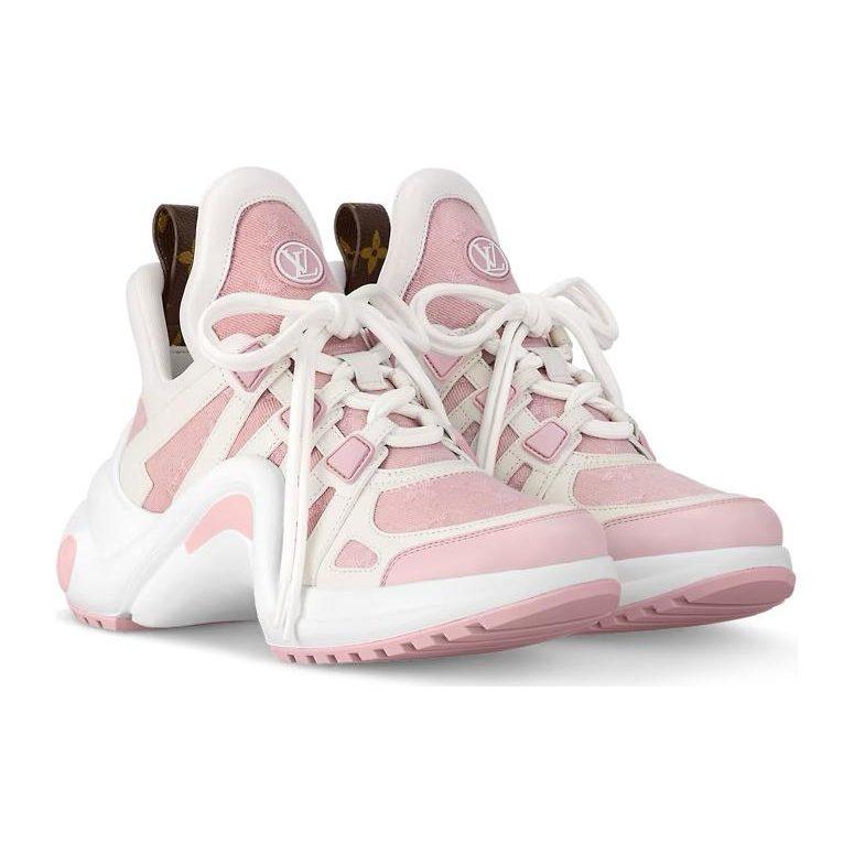 Louis Vuitton Archlight High Top Casual Shoes Women's Pink 1ACL0E