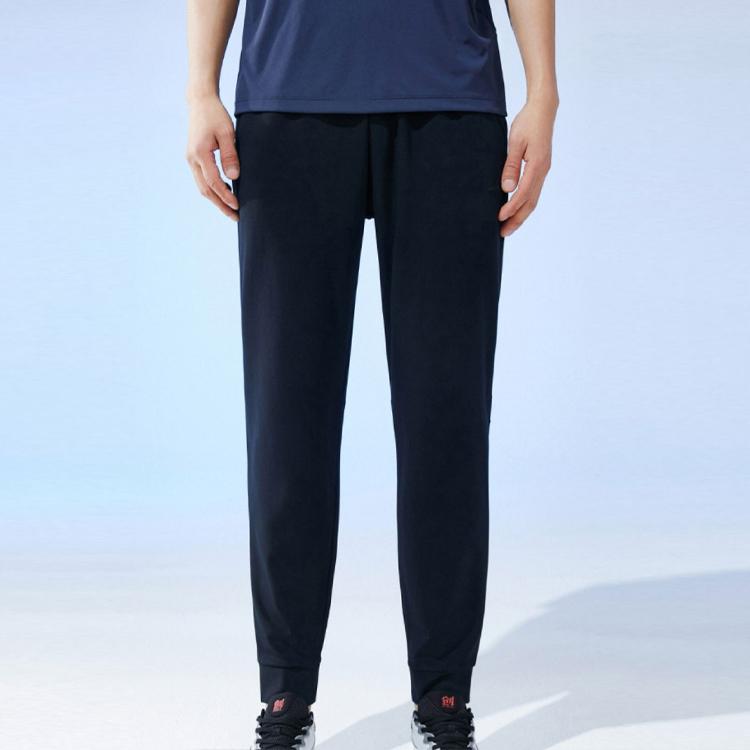 Anta Elastic Waist Knit Sports Pants Men Bottoms Black 152327304-1