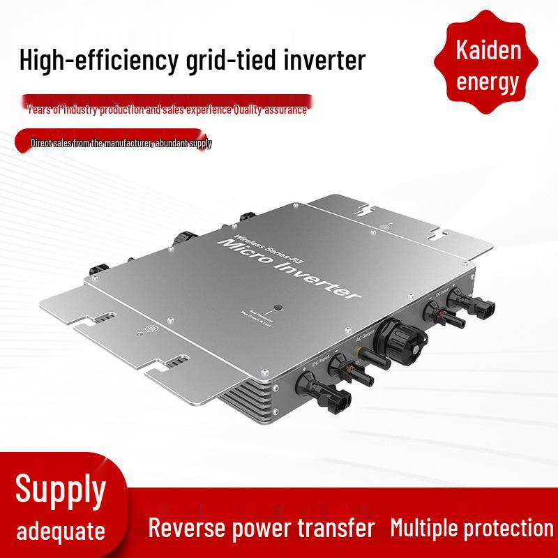 

High-Efficiency WVC-1400W Grid-Tied Solar Micro-Inverter with Auto-Identification and Built-in MP AC/DC