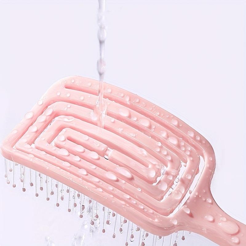 Antistatischer Kamm, großer gebogener Kamm, Massagekamm, hohler, quadratischer Bogenkamm, Kamm für lockiges Haar