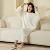 Coral Fleece Sleep Gown For Women With Thick Warmth For Winter Home Comfort