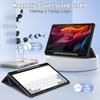 For Lenovo Tab K11 Plus Case with Pen Holder Magnetic Acrylic Hard Back Stand Cover for Lenovo K11 Plus 11.45 Inch Tb352fu Case