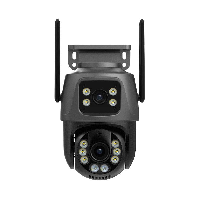 360° Dual-Screen Wireless Camera with Night Vision for Home and Outdoor Use