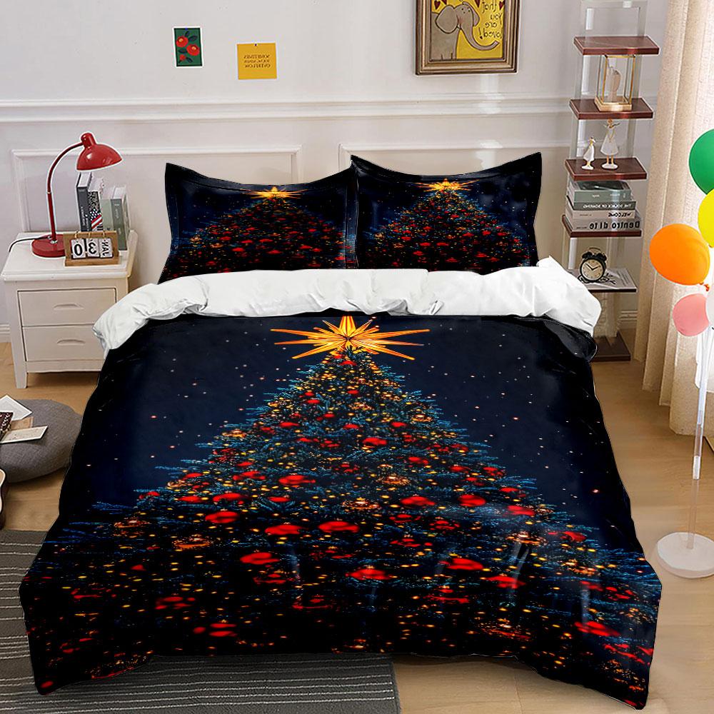 Radiant festive brilliance Bedding sets Duvet cover sets Duvet covers Pillowcases(1*Duvet Cover 2*Pillowcases without duvet insert)
