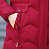 Fashion Winter Jackets Woman Parkas Hooded Loose Thick Warm Women's Long Coats