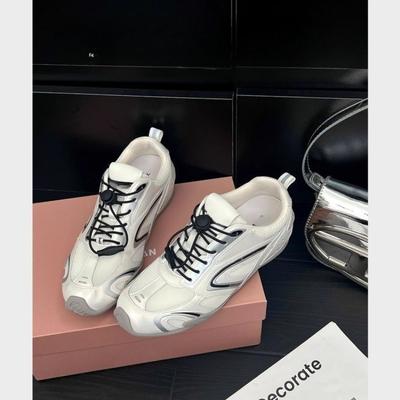 Retro Women's Autumn New Racing Shoes Platform Ultra-light Outdoor Breathable Casual Sports Shoes