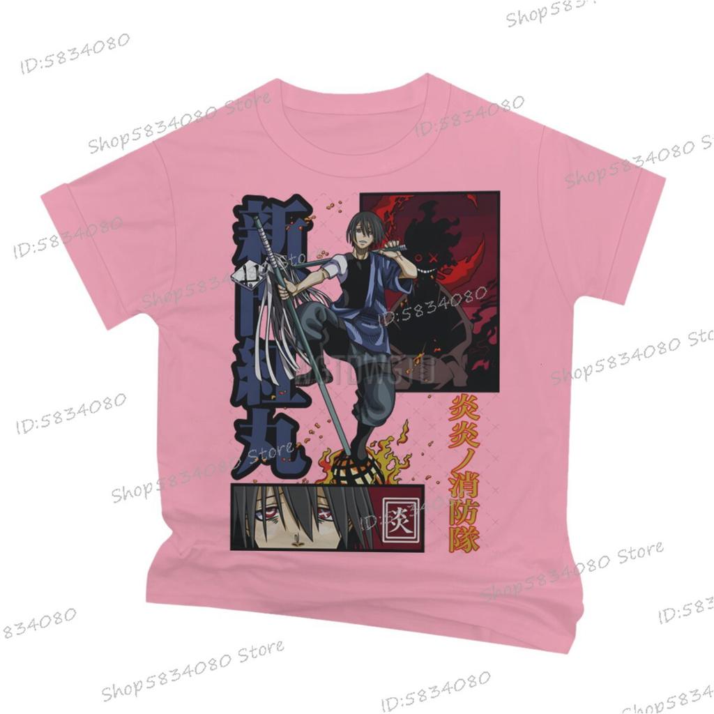 Anime Fire Force Printed Cool TShirt Anime Unisexga Adult Vintage Soft Tees Gift for Him Classic Fire Force Streetwear Tshirts
