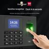 Deli Fingerprint Attendance Time Clock Machine CN Plug (adapter Included)