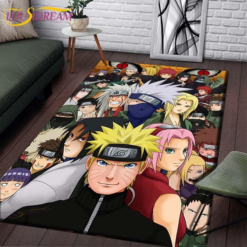 Anime Naruto Non-slip Rugs for Living Room Comfortable Carpet Soft Floor Mat Rugs for Bedroom Mat Area Rug Home Large Furry Mat
