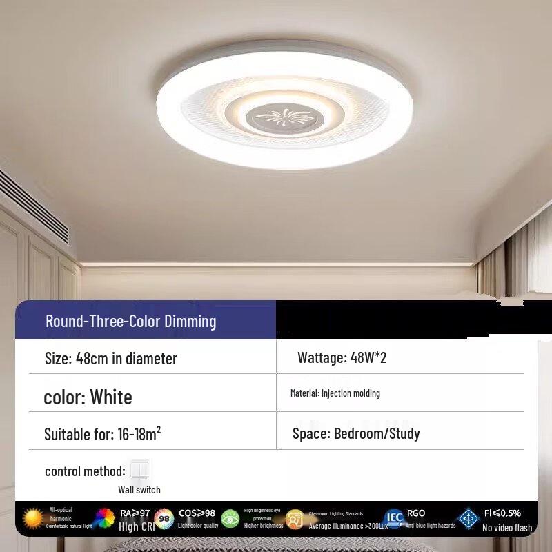 Nu Feng 48cm Runde Wasserdichte LED Badezimmer Deckenleuchte mit Offline-Sprachsteuerung